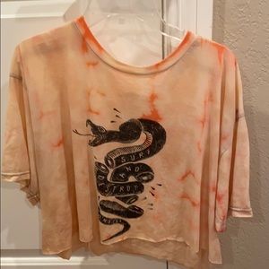 O'Neil Tie dye Cropped top Size M